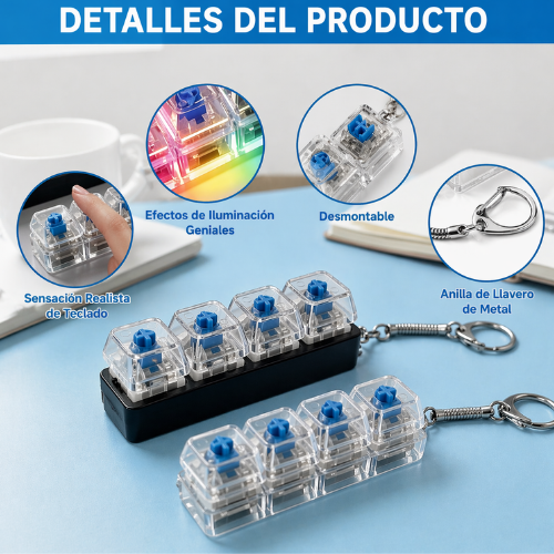 Quietkey Keychain ™ - Llavero antiestrès