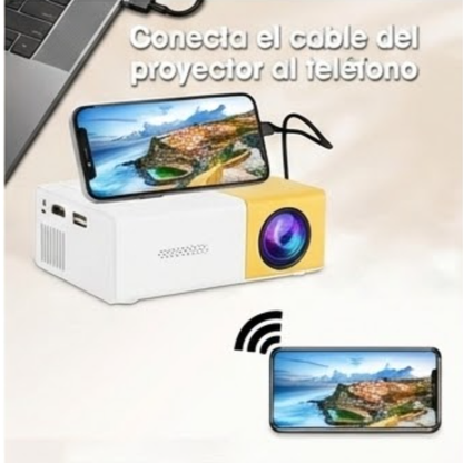 Mini Proyector Portátil full HD 1080P